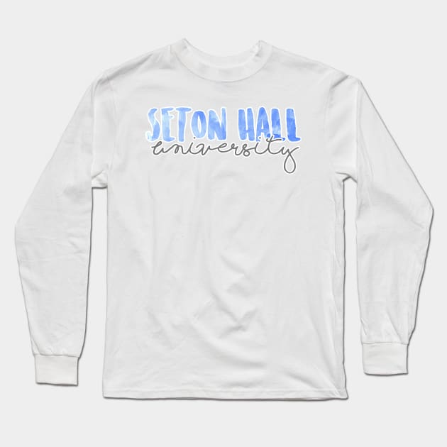 Seton Hall University Long Sleeve T-Shirt by ally1021